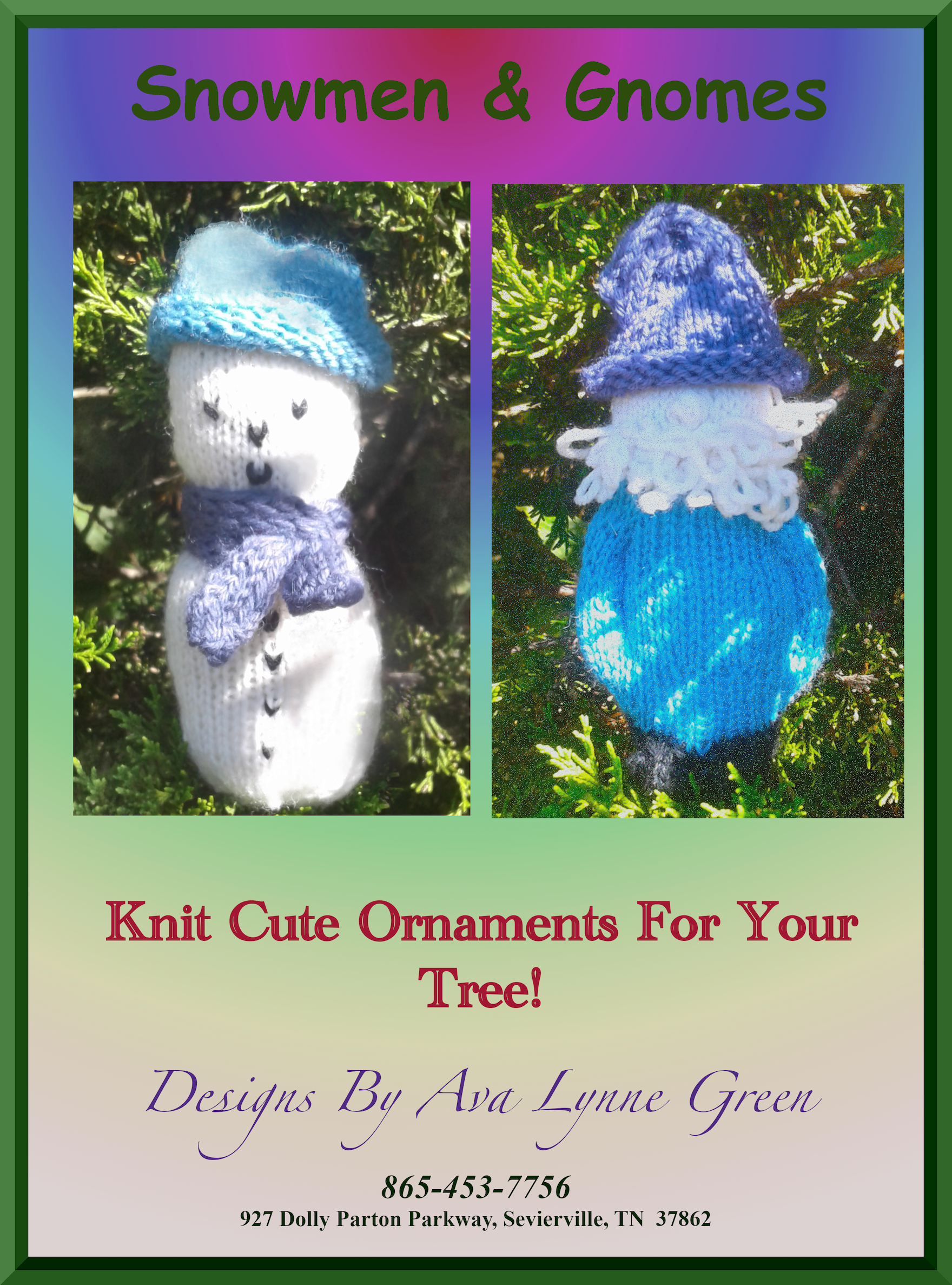 Snowmen & Gnome Christmas Ornament Kit